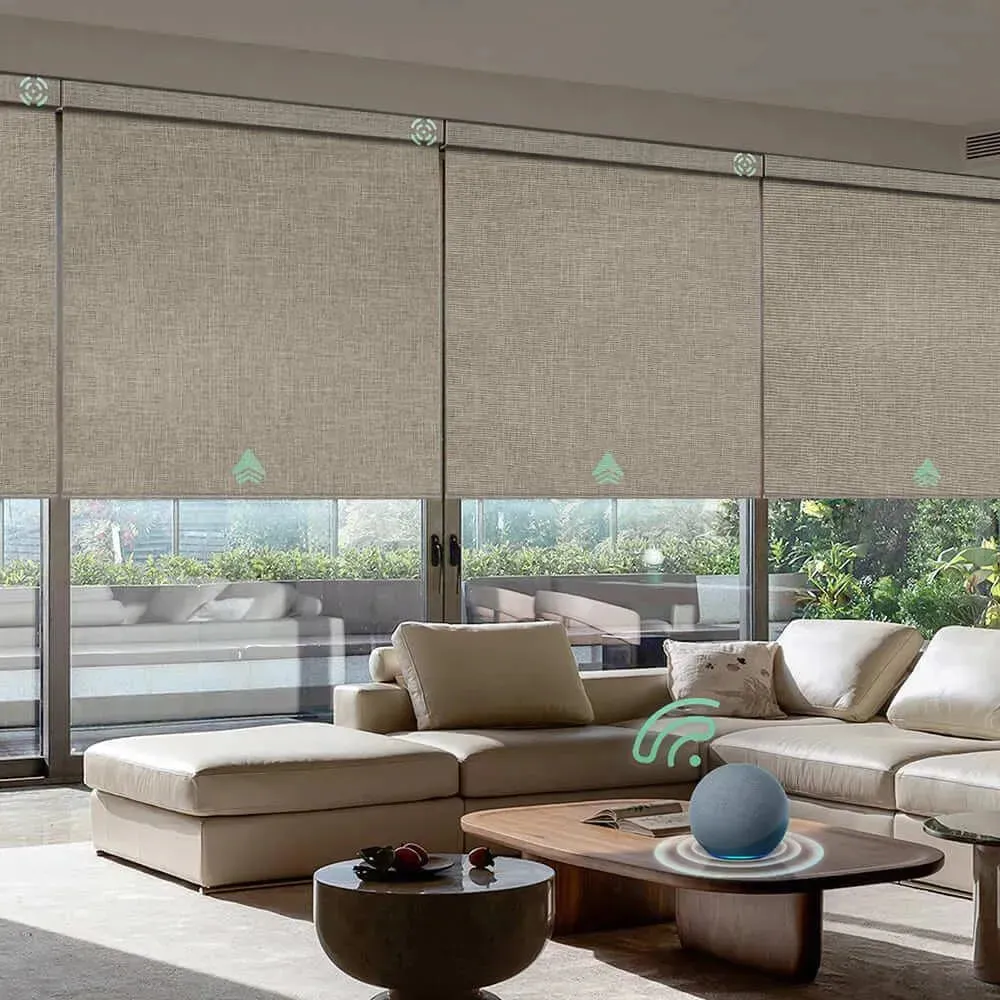 Yoolax Motorized Roller Shades 100% Blackout