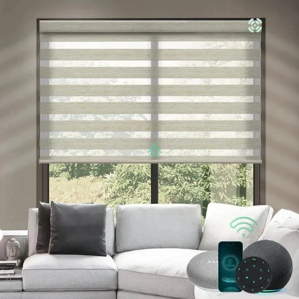 Yoolax Motorized Zebra Blinds V-Series