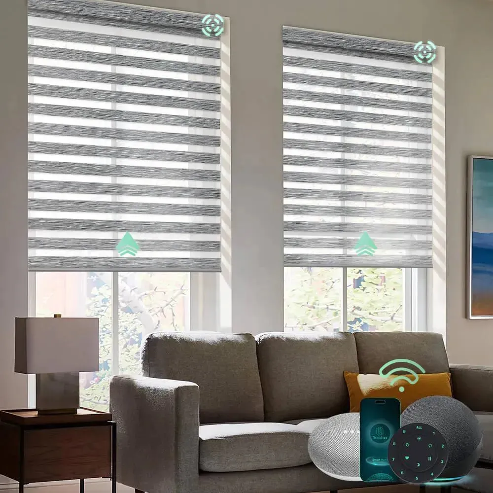 Yoolax Motorized Zebra Blinds V-Series