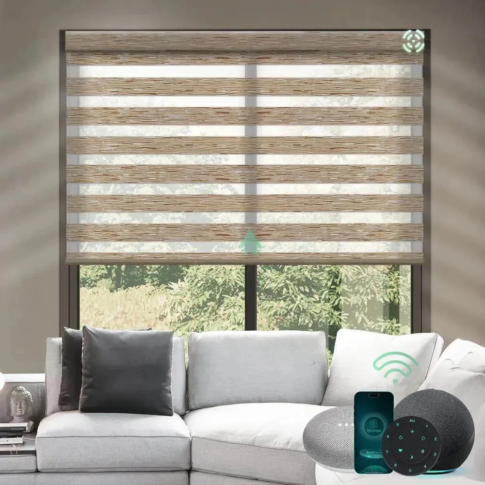 Yoolax Motorized Zebra Blinds V-Series