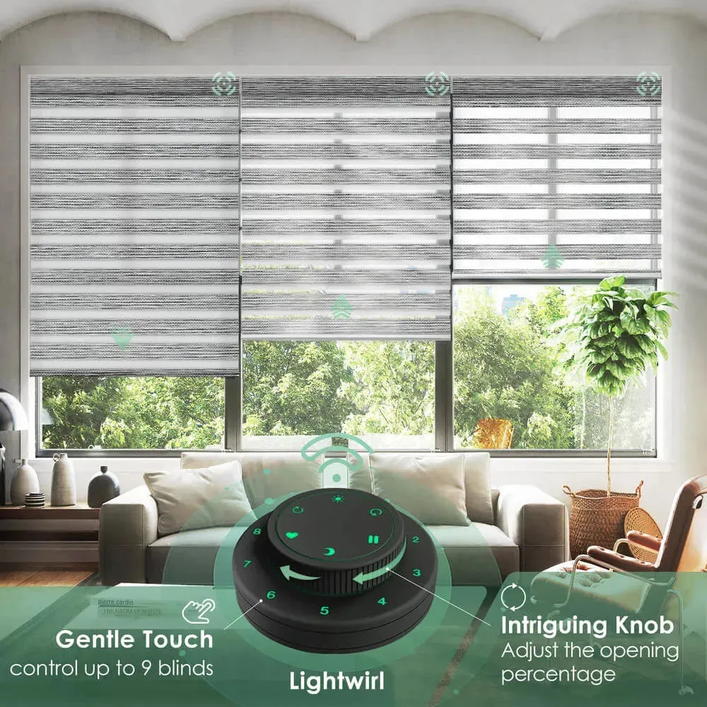 Yoolax Motorized Zebra Blinds V-Series