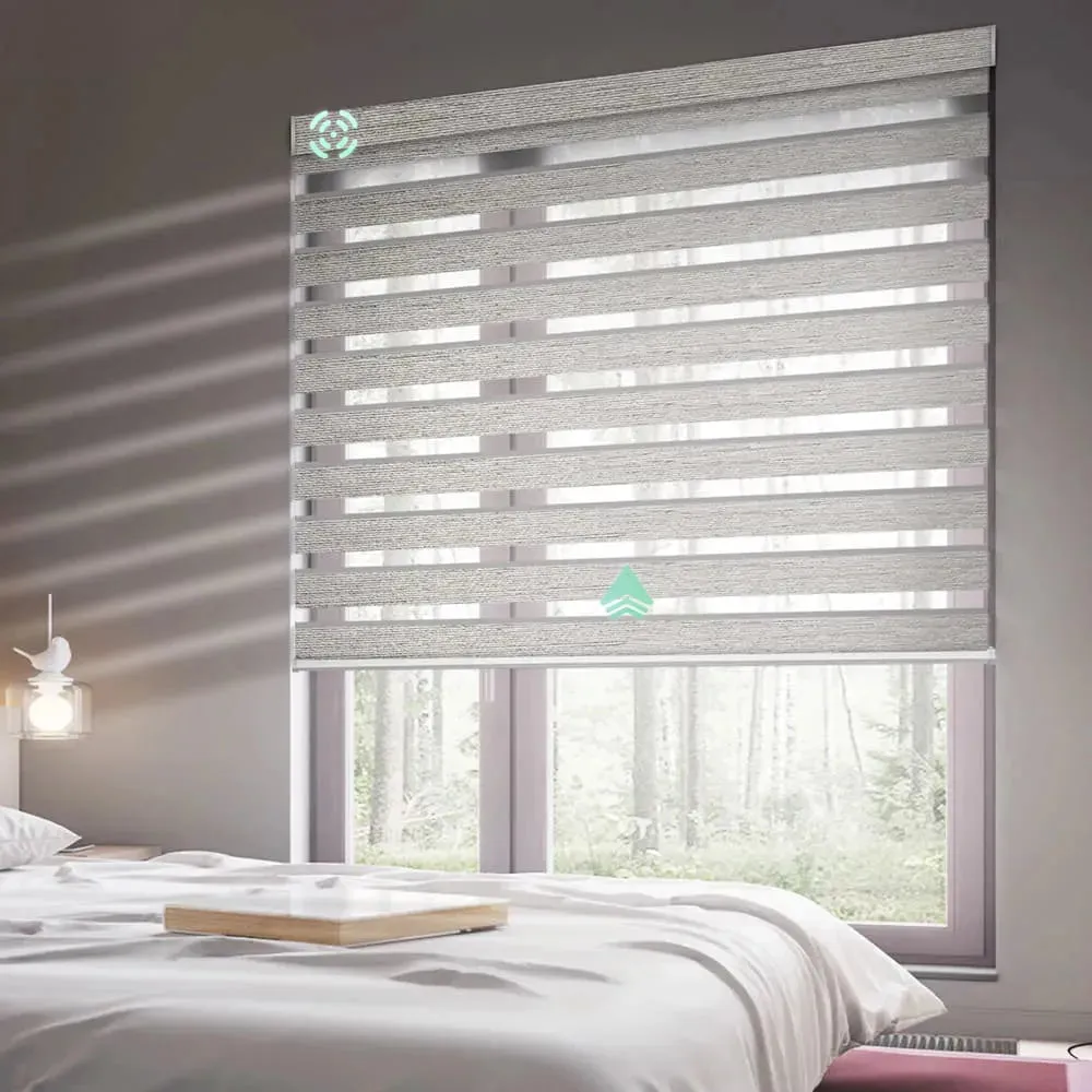 Yoolax Motorized Zebra Blinds